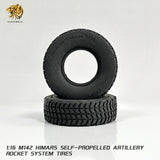 Rubber Tires for All Hooben Wheeled Armored Vehicles 1/16 BTR-4&M1126&HIMARS&OPEL& 1/10 FAUN SLT-56