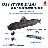 Arkmodel 1/48 Germany U31 212A TYPE Aip Submarine Kit No.7615K