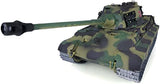 Pro Edition Henglong 1/16 Tk7.0 King Tiger 2 Rc Tank Metal Tracks Wheels Motor Barrel Retractable Bb Airsoft 360 Turret