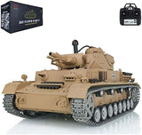 Pro Ver Henglong 1/16 7.0 Panzer Iv F RTR Rc Tank 3858 Metal Tracks Wheels