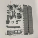 Metal M1A2 Abrams Tuski Rc Tank Upgrade Parts for Henglong 1/16 Plastic 3918 Tank