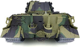 Pro Edition Henglong 1/16 Tk7.0 King Tiger 2 Rc Tank Metal Tracks Wheels Motor Barrel Retractable Bb Airsoft 360 Turret