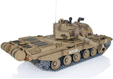 Henglong RC Tank 1/16 7.0 Upgraded Challenger Ii RTR RC Tank 3908 Metal Tracks