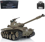 Henglong RTR RC Tank 2.4Ghz 1/16 Scale 7.0 Plastic Walker Bulldog Tank IR Combat Model 3839 340° Rotating Turret