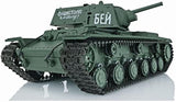 1/16 Scale Henglong Tk7.0 Soviet Kv-1 RTR Rc Tank Ir Battle Bb Shooting 3878 Rc Car Model Smoke Effect