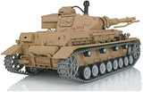 Pro Ver Henglong 1/16 7.0 Panzer Iv F RTR Rc Tank 3858 Metal Tracks Wheels