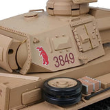 2.4G Henglong Tank 1/16 7.0 Plastic German Panzer Iii H RTR RC Tank Model 3849 Infrared Combat 340° Rotating Turret
