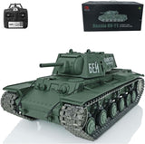 1/16 Scale Henglong Tk7.0 Soviet Kv-1 RTR Rc Tank Ir Battle Bb Shooting 3878 Rc Car Model Smoke Effect