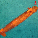Arkmodel 1/72 Red Shark RC Submarine Kit Nuclear Dynamic Diving Plastic Unassembled Scale Model