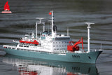 Arkmodel 1/100 XiangYangHong 10 Ocean Scientific Research Ship Model RTR/KIT No. 7526