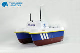 THOR ROBOTICS "PELICAN" Remote Control Fishing Bait Boat With Cameras And Sonar, 4 Hoppers USV