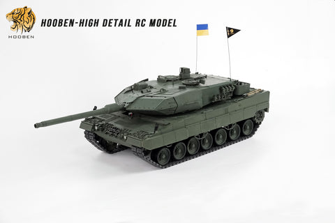 HOOEN 1/16 German Leopard 2A6 L2A6 Main Battle Tank MBT RC Model RTR No.6666