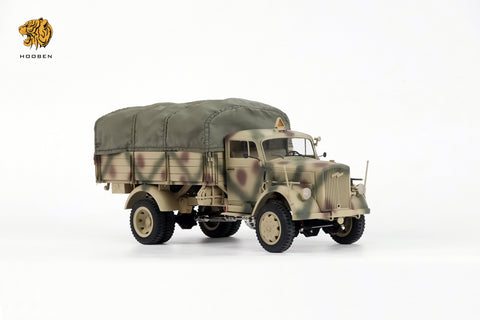 Hooben 1/16 Opel Blitz WWII German 3T Medium-Duty Truck RC Model RTR No. S6809R