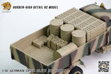 Hooben 1/16 Opel Blitz WWII German 3T Medium-Duty Truck RC Model RTR No. S6809R