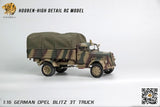 Hooben 1/16 Opel Blitz WWII German 3T Medium-Duty Truck RC Model RTR No. S6809R