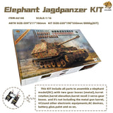 Hooben 1/16 German elephant Jagdpanzer Ferdinand RC Heavy Tank KIT Version No.6614