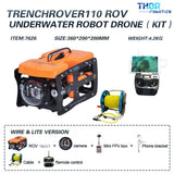 Partially Damaged: TRENCHROVER 110 ROV Underwater Robot Drone KIT/RTR Only Sold in the US！