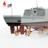 Arkmodel 1/96 Admiral Arleigh Burke Class of Missiles Destroyers in World War II USS Navy IIA DDG93 Lead War Ships Scale Model No. B7504