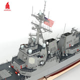 Arkmodel 1/96 Admiral Arleigh Burke Class of Missiles Destroyers in World War II USS Navy IIA DDG93 Lead War Ships Scale Model No. B7504