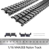 Nylon Tracks for Hooben 1/16 RC Tank: Tiger/Cromwell/ZTZ99A/Leopard 2/E100/Maus/M4A3E8