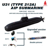 Arkmodel 1/48 Germany U31 212A TYPE Aip Submarine Kit C7615K
