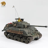 HOOBEN 1/10 M4A3E8 Fury Sherman Brad Pitt Tank with Master Camouflage Weathering+Figure+Zimmerit +Metal barrel and Muzzle RTR 6620