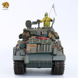 Hooben 1/16 US FURY M4A3E8 Sherman Medium Tank No.6603