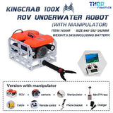Thor Robotics Kingcrab ROV Underwater Robot 100X RTR Version with FPV and Camera 100M Max Depth