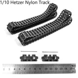 Nylon Tracks for Hooben 1/10 RC Tank: Tiger/T3476/T3485/Hetzer/Panzer III/Leopard/M4A3E8