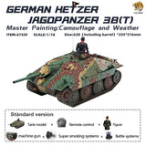 Hooben 1/10 RC TANK German Hetzer Jagdpanzer Girls and Panzer Jg.Pz. 38(t) RTR No.6755