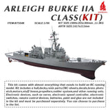 Arkmodel 1/96 Admiral Arleigh Burke Class of Missiles Destroyers in World War II USS Navy IIA DDG93 Lead War Ships Scale Model No. B7504