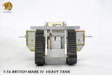 Hooben 1/16 WWI British Mark IV (Male) Heavy RC Metal Tank Kit No. 6676
