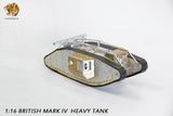 Hooben 1/16 WWI British Mark IV (Male) Heavy RC Metal Tank Kit No. 6676