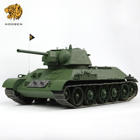Hooben 1/10 T-34/76 Soviet Medium Tank(Mod. 1942 Hexagonal Turret Soft Edge) RTR No.6777