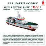 Arkmodel 1/25 SAR Harro Koebke SK32 Rescue Model Mother and Daughter Ship All in One KIT