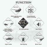 Hooben 1/10 T-34/76 Soviet Medium Tank No.112 Factory Krasnoe Sormovo Late Production World War II RTR No.6739