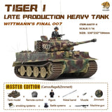 Hooben 1/16 German Tiger I Late Production Michael Wittmann RC RTR Tank Standard Model NO.6607