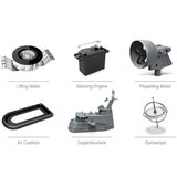 1:110 2.4G Buffalo Class Hovercraft RC Boat with Brushless Motor RTR HG-C201